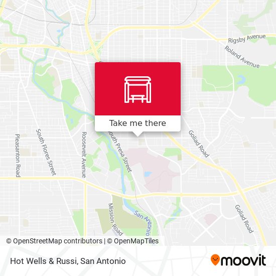 Mapa de Hot Wells & Russi
