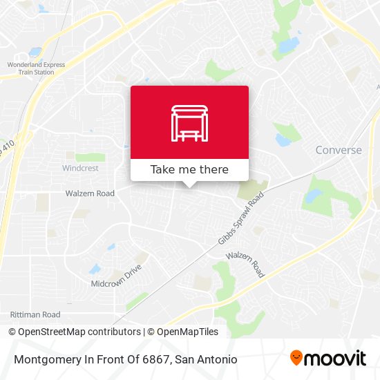 Montgomery In Front Of 6867 map