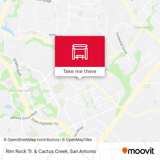 Rim Rock Tr. & Cactus Creek map