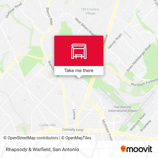 Rhapsody & Warfield map