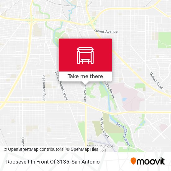 Mapa de Roosevelt In Front Of 3135