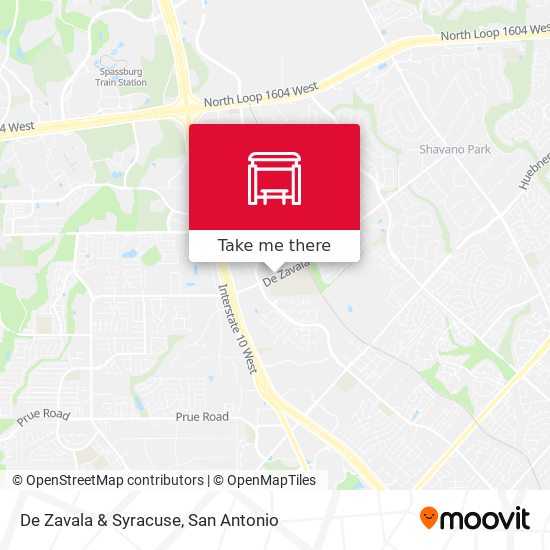 De Zavala & Syracuse map