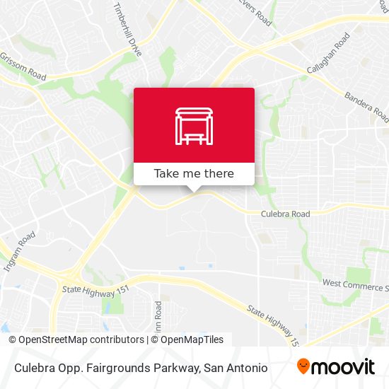 Culebra Opp. Fairgrounds Parkway map