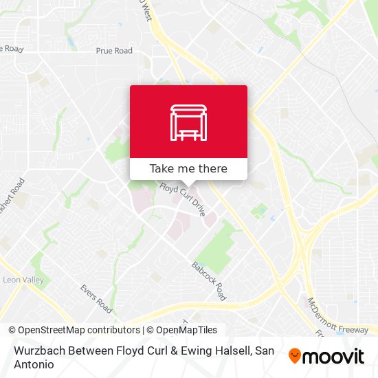 Mapa de Wurzbach Between Floyd Curl & Ewing Halsell