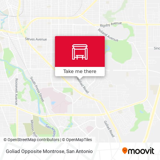 Goliad Opposite Montrose map