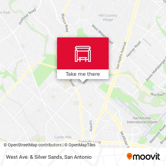 West Ave. & Silver Sands map