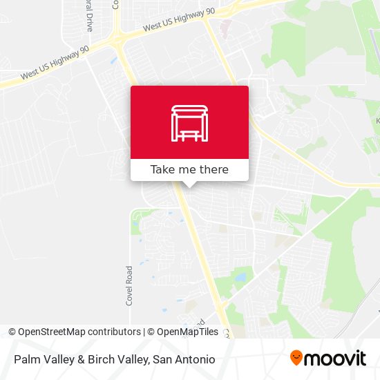 Mapa de Palm Valley & Birch Valley