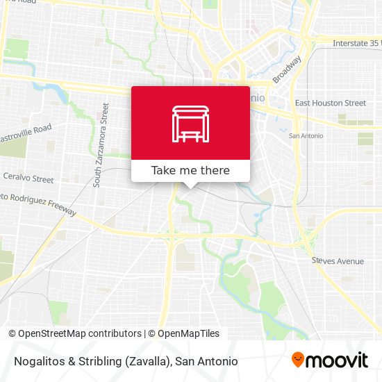 Nogalitos & Stribling (Zavalla) map