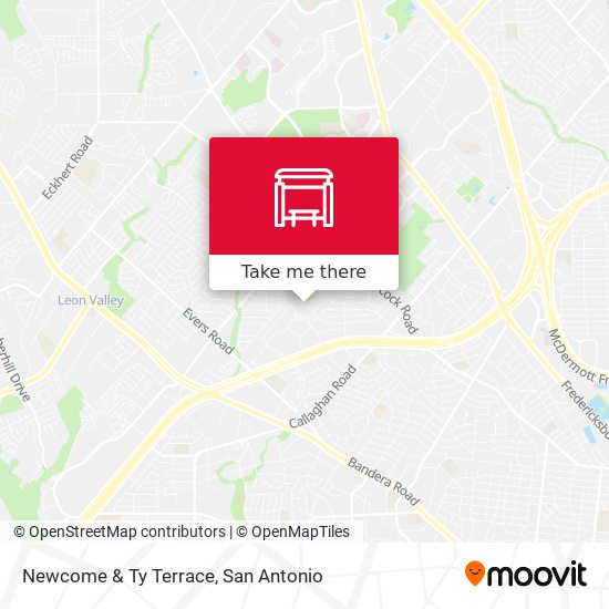 Mapa de Newcome & Ty Terrace