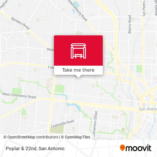 Mapa de Poplar & 22nd