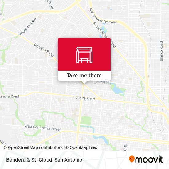 Bandera & St. Cloud map