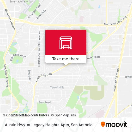 Mapa de Austin Hwy. at Legacy Heights Apts