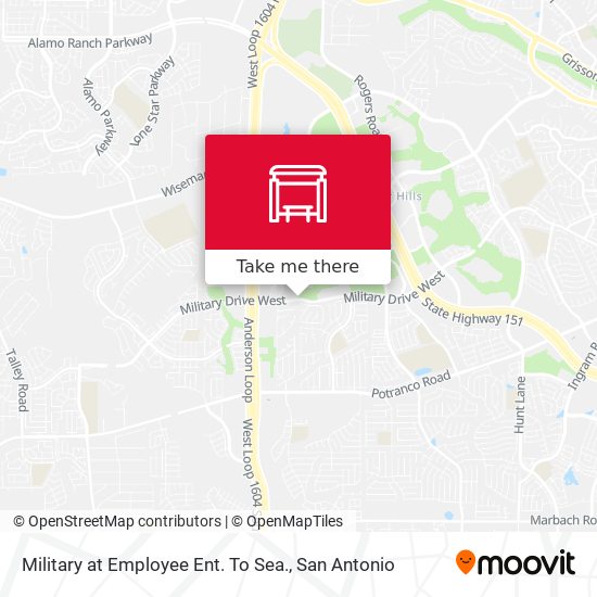 Mapa de Military at Employee Ent. To Sea.