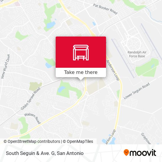 South Seguin & Ave. G map