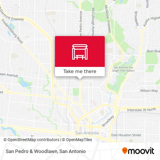 Mapa de San Pedro & Woodlawn
