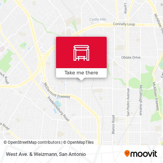 West Ave. & Weizmann map