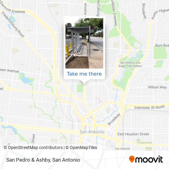 San Pedro & Ashby map