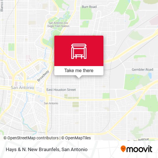 Hays & N. New Braunfels map