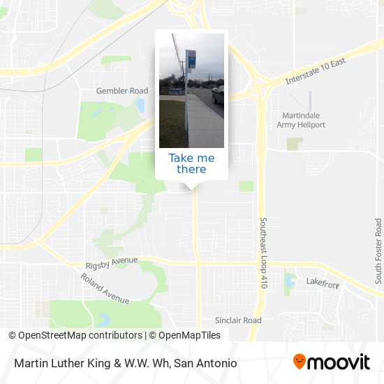 Martin Luther King & W.W. Wh map