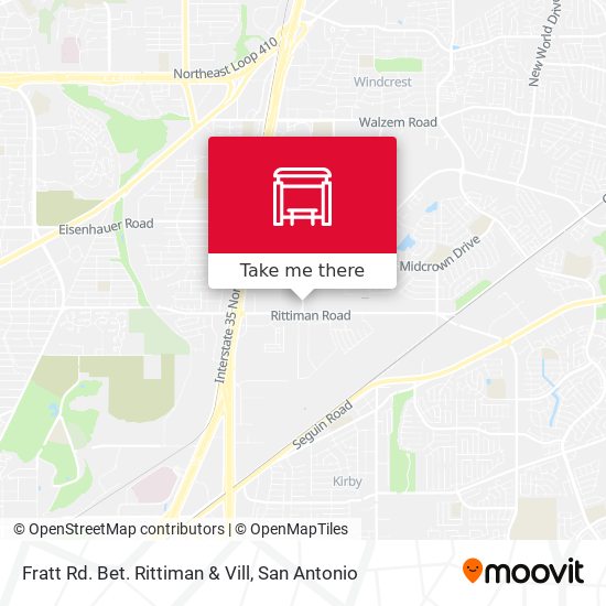 Fratt Rd. Bet. Rittiman & Vill map