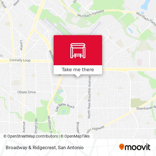 Mapa de Broadway & Ridgecrest