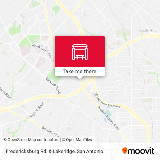 Fredericksburg Rd. & Lakeridge map