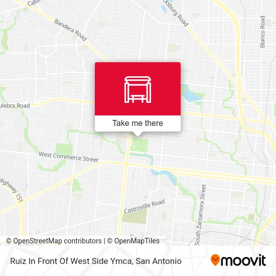 Mapa de Ruiz In Front Of West Side Ymca