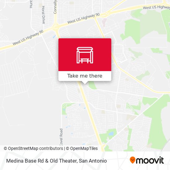 Medina Base Rd & Old Theater map