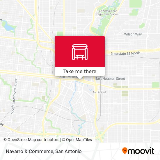 Navarro & Commerce map