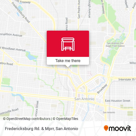 Fredericksburg Rd. & Mprr map