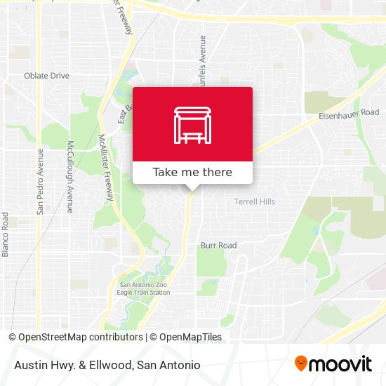 Austin Hwy. & Ellwood map