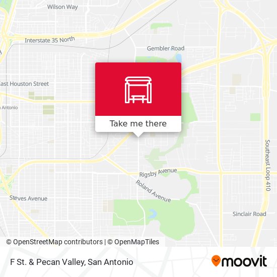 Mapa de F St. & Pecan Valley