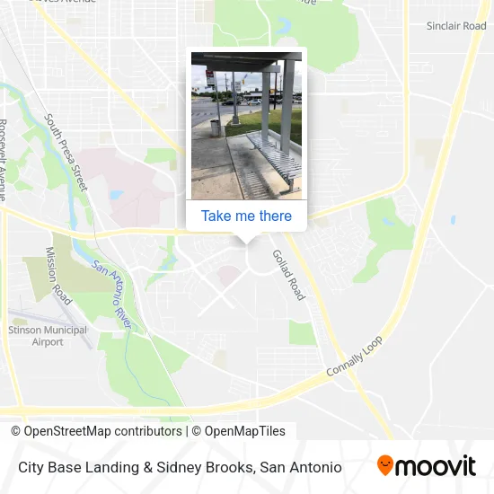 Mapa de City Base Landing & Sidney Brooks