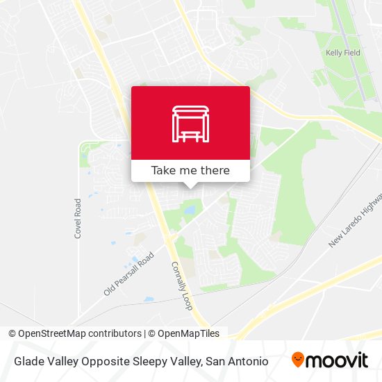 Glade Valley Opposite Sleepy Valley map