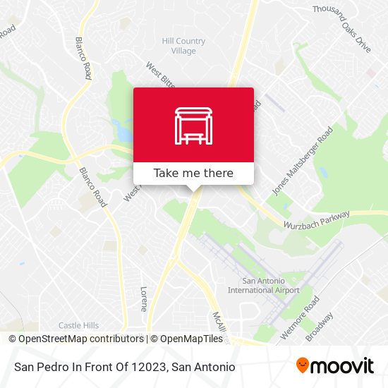 San Pedro In Front Of 12023 map
