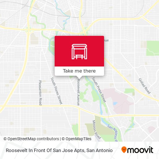 Roosevelt In Front Of San Jose Apts map
