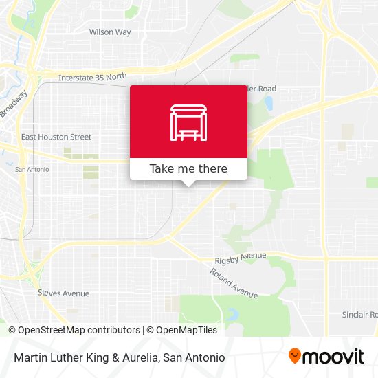 Martin Luther King & Aurelia map