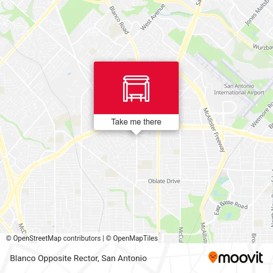 Blanco Opposite Rector map