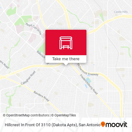 Mapa de Hillcrest In Front Of 3110 (Dakota Apts)