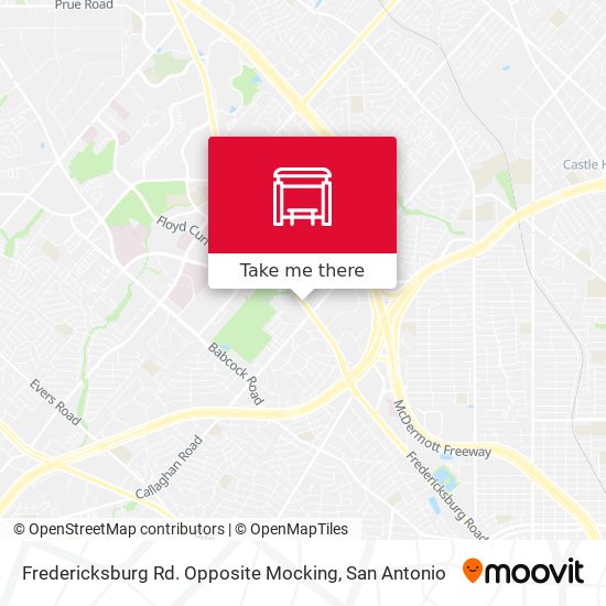 Mapa de Fredericksburg Rd. Opposite Mocking