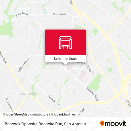 Mapa de Babcock Opposite Roanoke Run