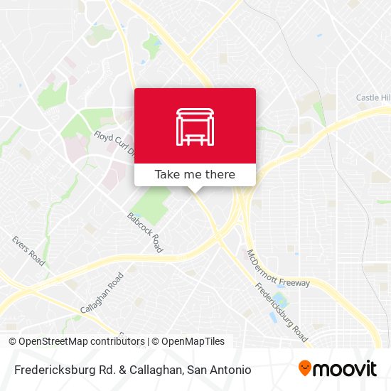 Fredericksburg Rd. & Callaghan map
