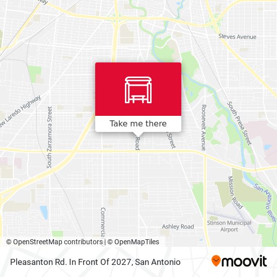 Pleasanton Rd. In Front Of 2027 map