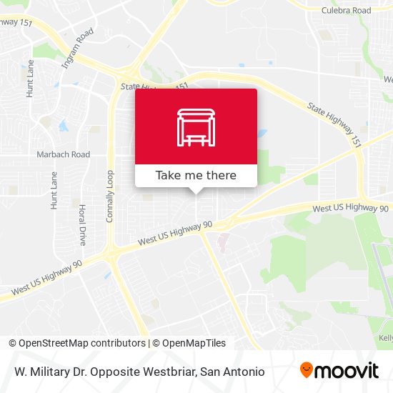 Mapa de W. Military Dr. Opposite Westbriar