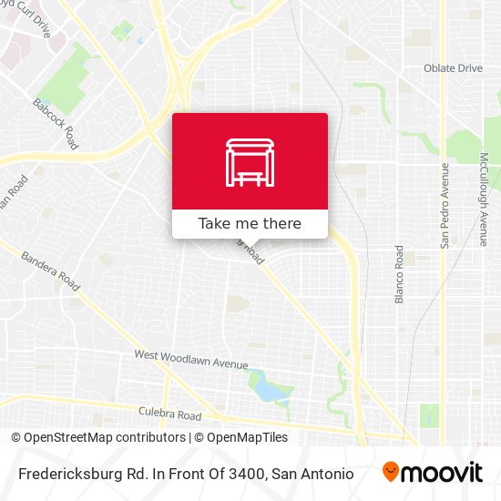 Mapa de Fredericksburg Rd. In Front Of 3400