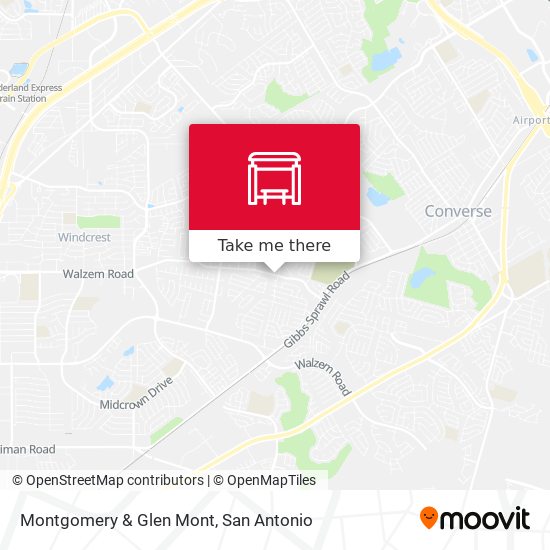 Montgomery & Glen Mont map