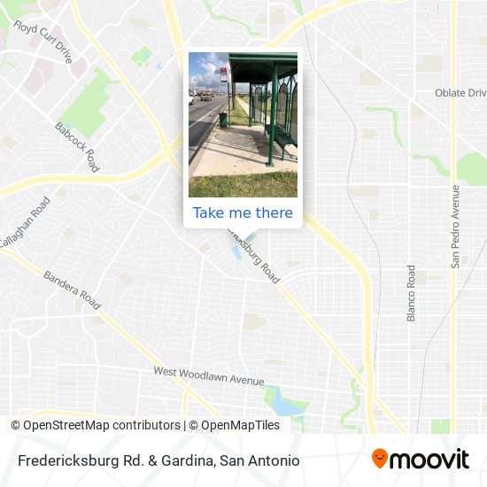 Mapa de Fredericksburg Rd. & Gardina