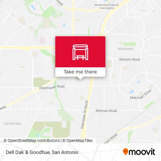 Dell Oak & Goodhue map