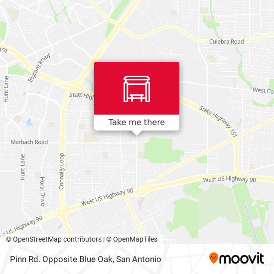 Pinn Rd. Opposite Blue Oak map