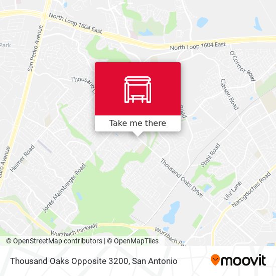 Mapa de Thousand Oaks Opposite 3200